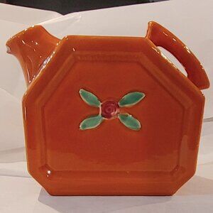 Coors Pottery Rosebud Orange Water Server